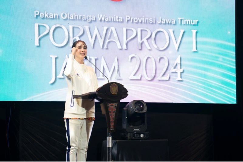 Ketua Perwosi Jatim Arumi Bachsin menekankan Porwaprov #1 Jatim ini merupakan bagian dari komitmen Perwosi Jatim meningkatkan pemberdayaan dan prestasi olahraga wanita Indonesia.